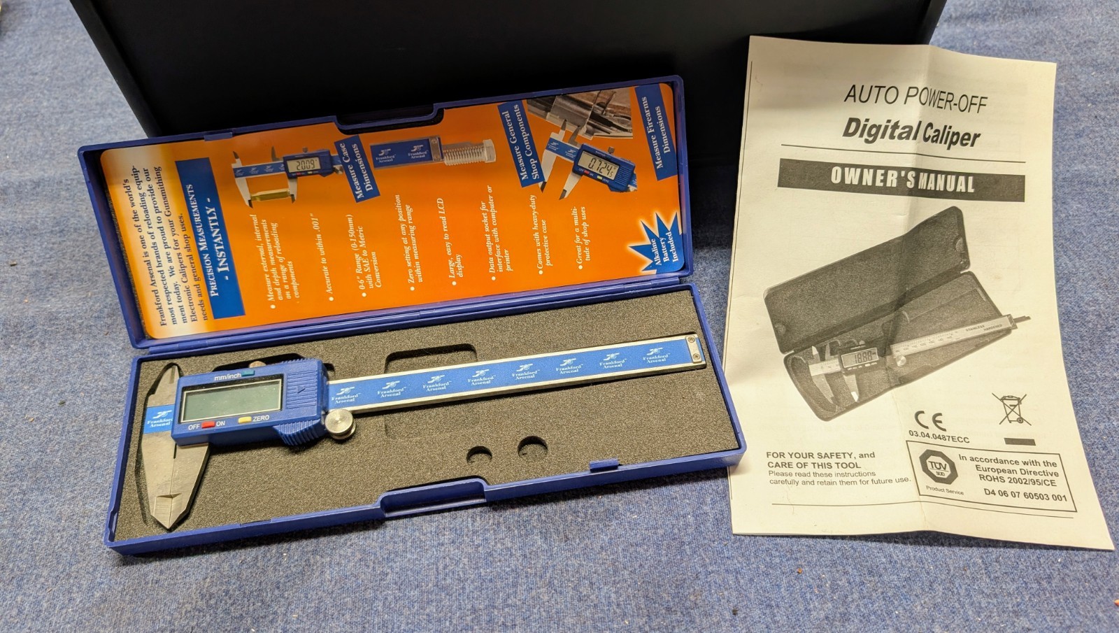 Frankford Arsenal Electronic LCD Readout Caliper w/ Case