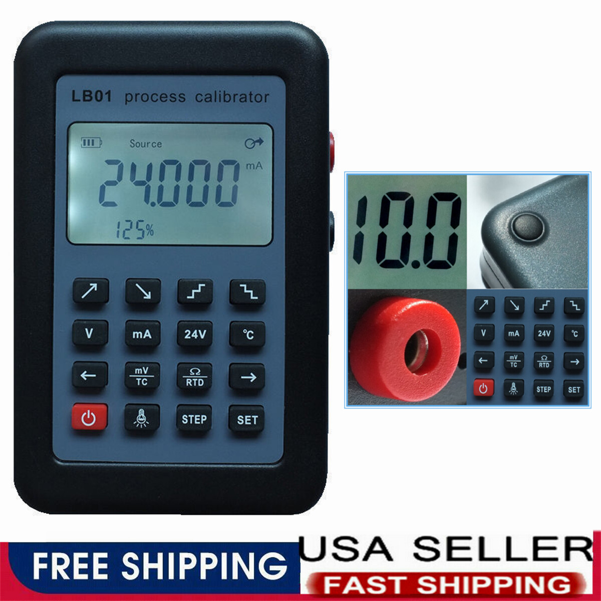Resistance Current Voltmeter Signal Generator Source Process Calibrator LB01