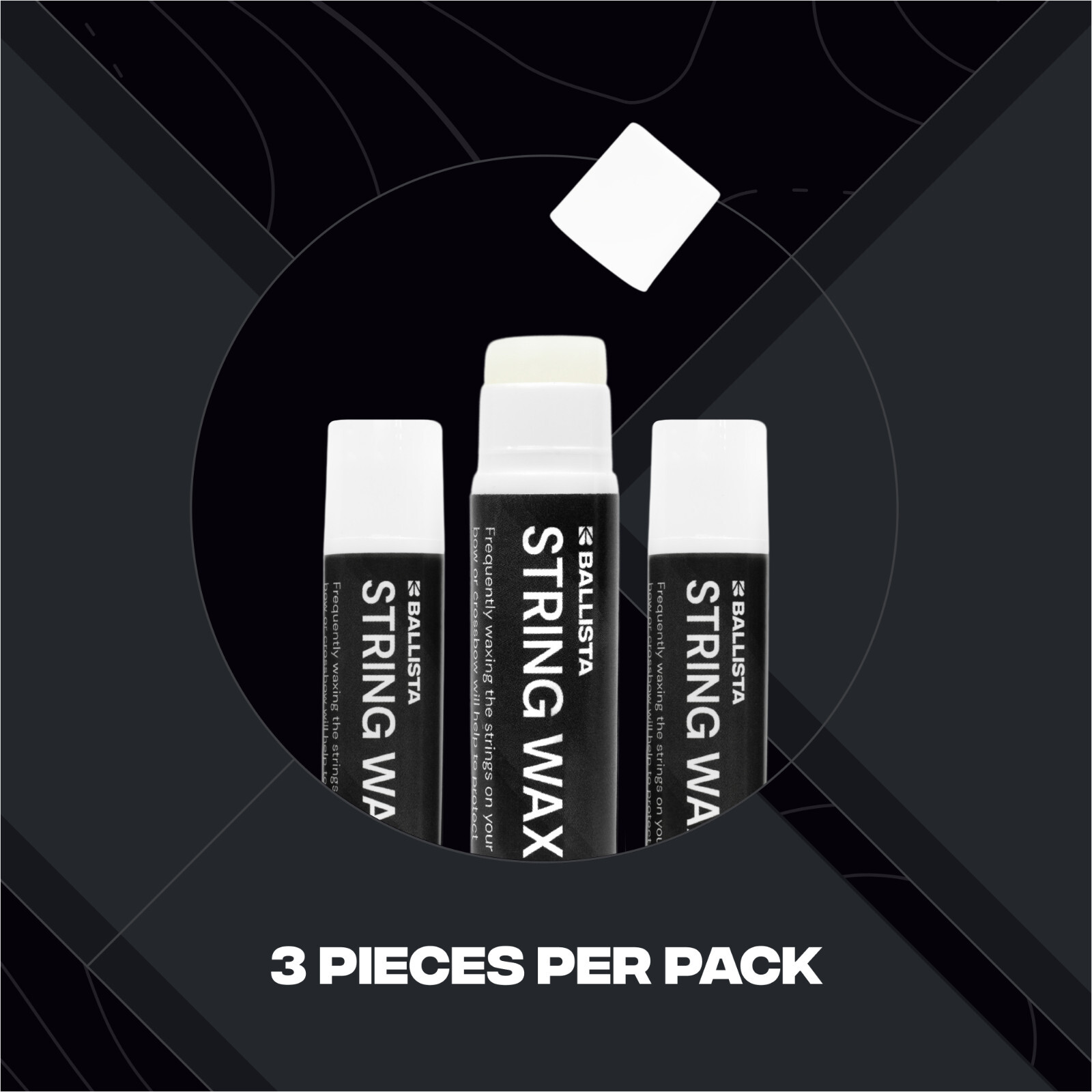 BALLISTA Bow & Crossbow String Wax - Protect & Prolong String Life - 3 pc