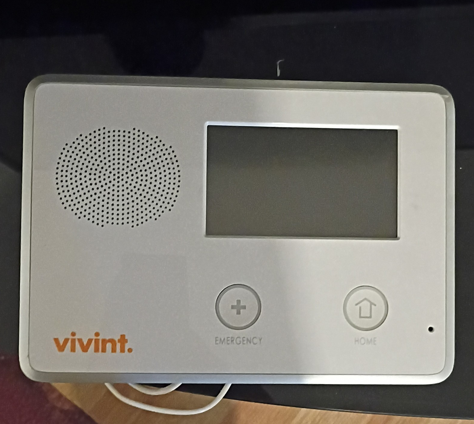 Vivint Touchscreen Home Security Control Panel w/ Emergency Button, White