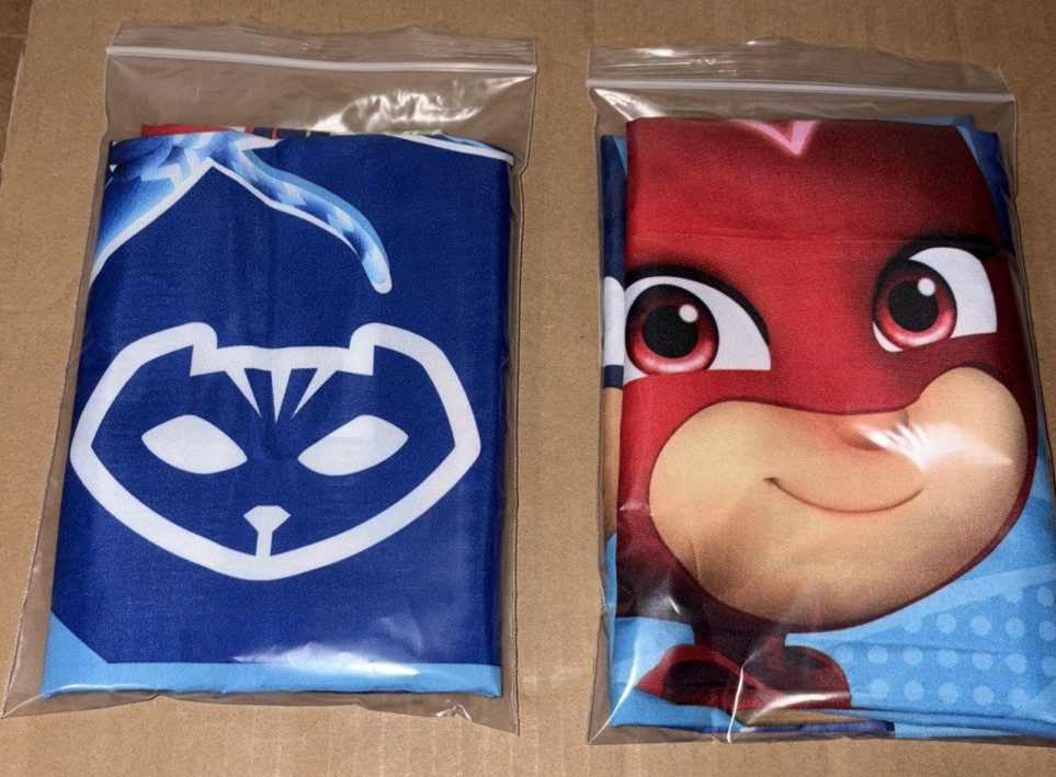PJ Masks Pillowcase and Pillow Sham Catboy Gecko & Owlette