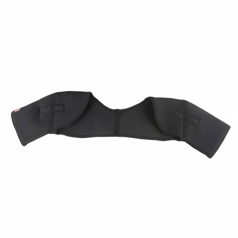 Magnetic Double Shoulder Support Brace  Shoulder Guards Strap Black