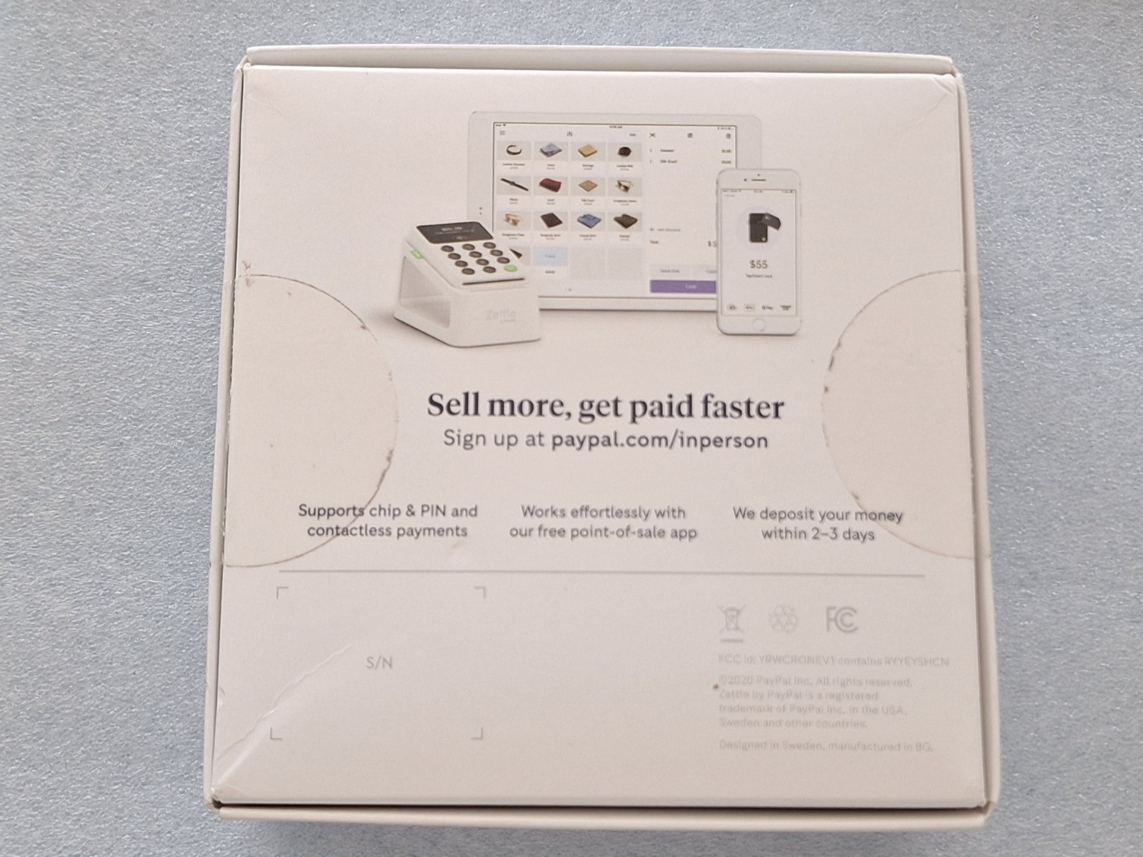 Zettle Reader 2 by PayPal Mobile Card Reader 0018US01 - NIB, Sealed -