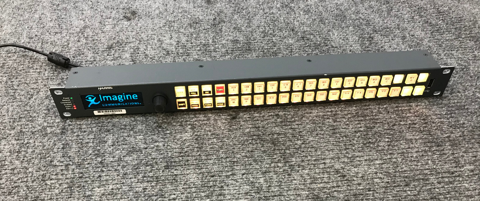 Harris RCP-32PB-OLED Router Control Panel with Adapter
