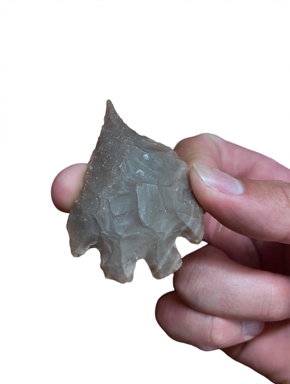 Beautiful Banded Texas Montell Artifact Arrowhead