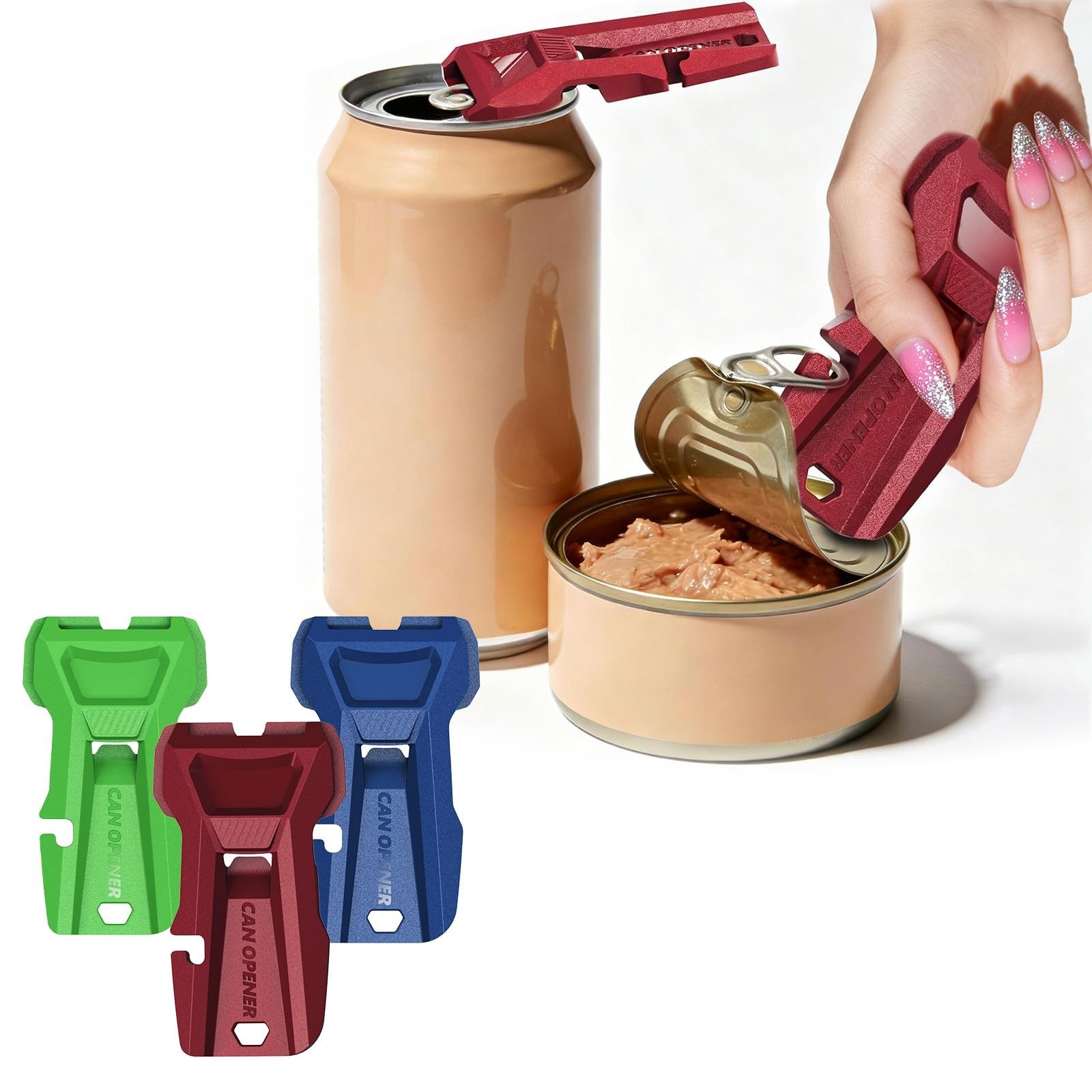 3-Pack Colorful Can Tab Openers, Soda Can Openers & Soda Can Lids, Tab Opener...