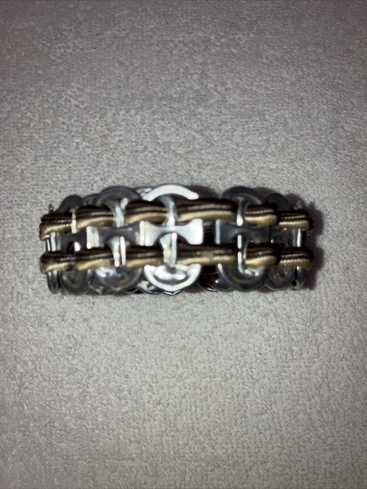 Homemade Can Pull Tab Bracelet, Pull On, 8 in