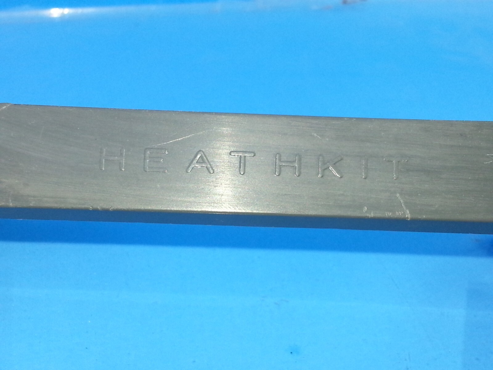 HEATHKIT OSCILLOSCOPE TEST EQUIPMENT HANDLE 3.8” GREY WITH HARDWARE SCREWS
