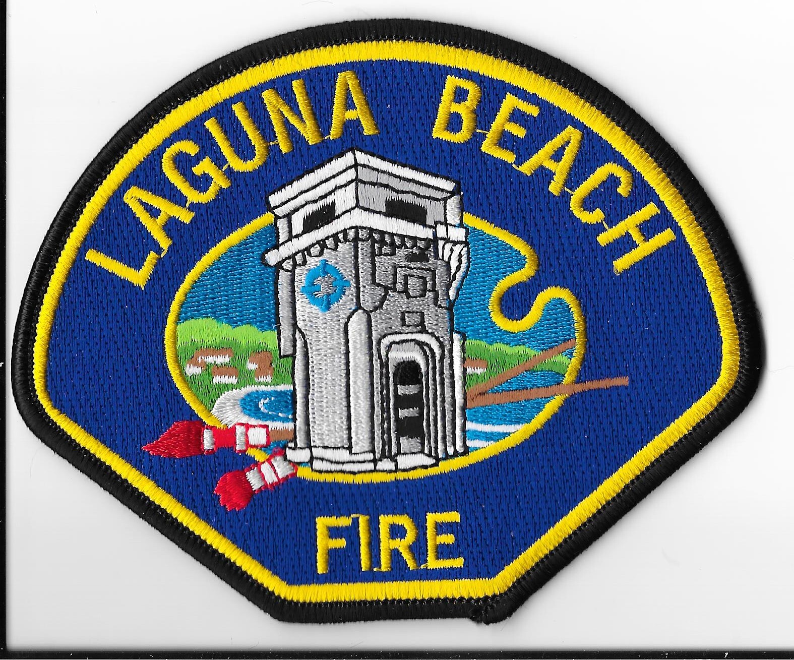 Laguna Beach Fire Department, California Shoulder Patch V1