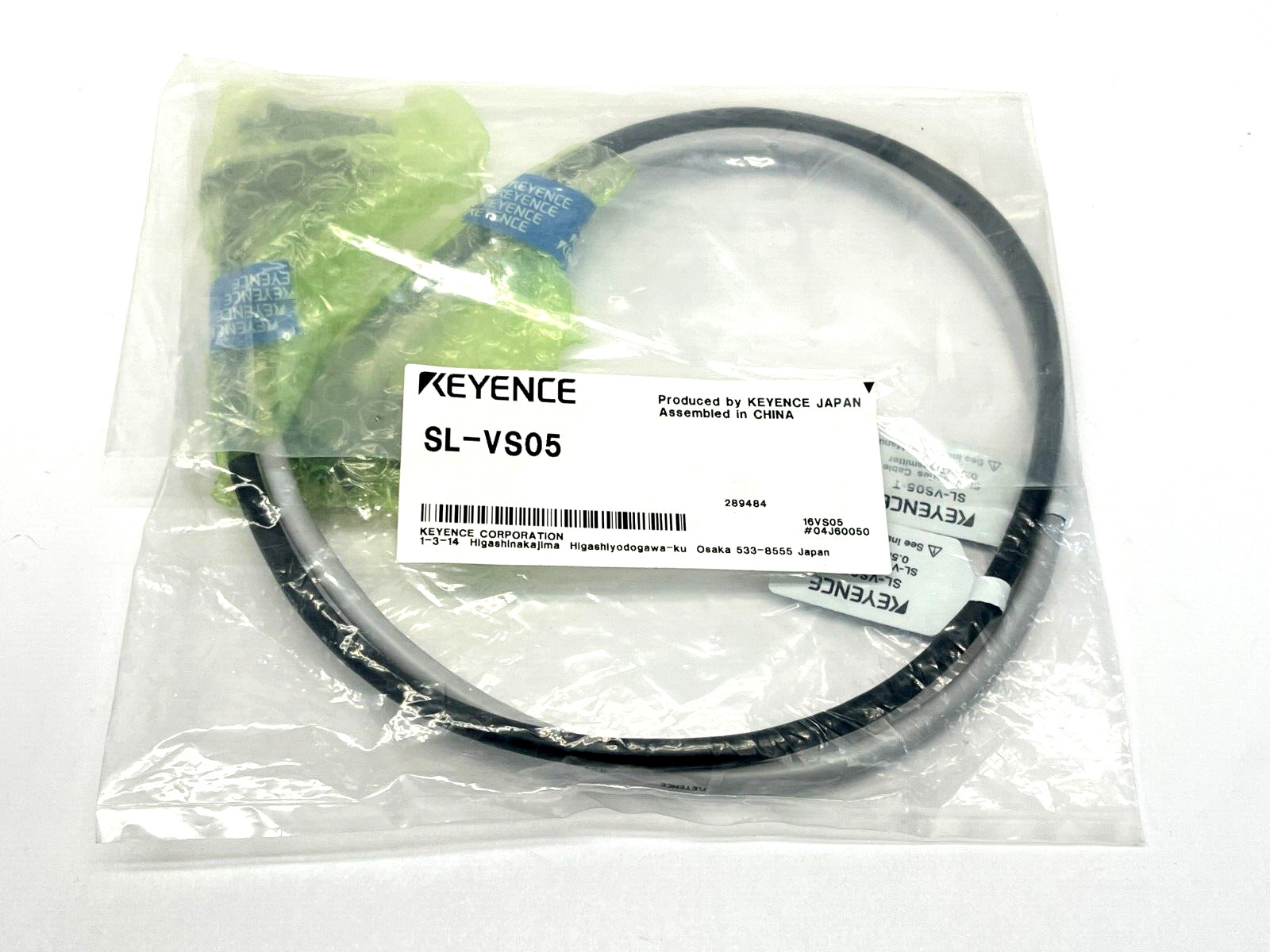 Keyence SL-VS05 Serial Connection Light Curtain Transmitter/Receiver Cables 0.5m