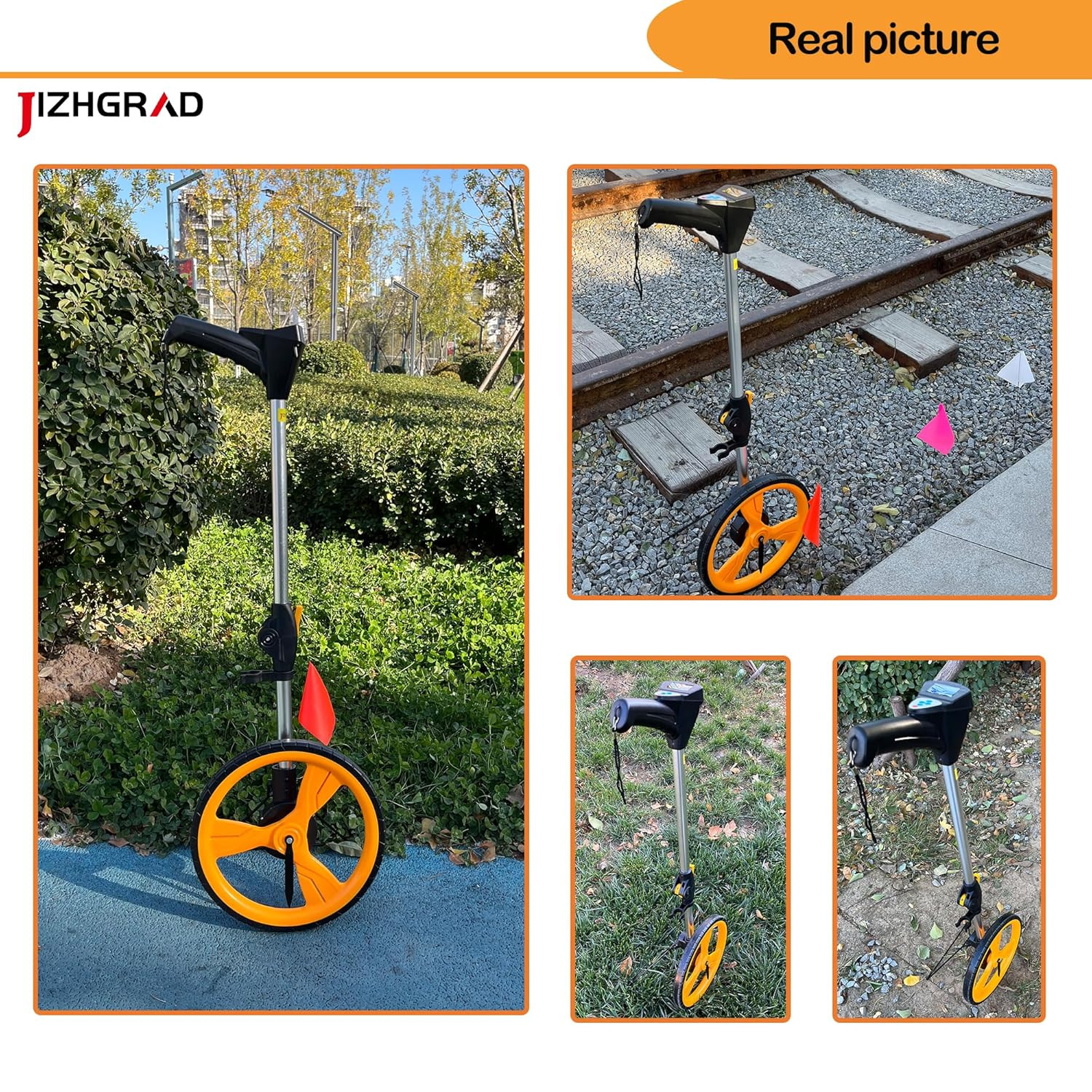 High Precision Digital Measuring Wheel 12.5'' with Rainproof Backpack