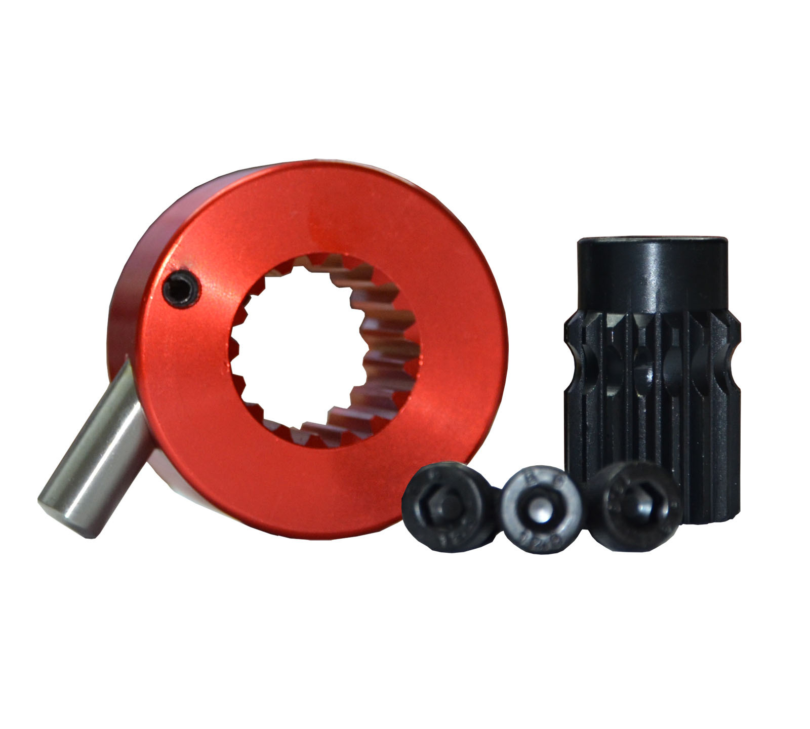 Pop Off Steering Hub Red F2 American Fixing Spline Splined Quick Release Boss