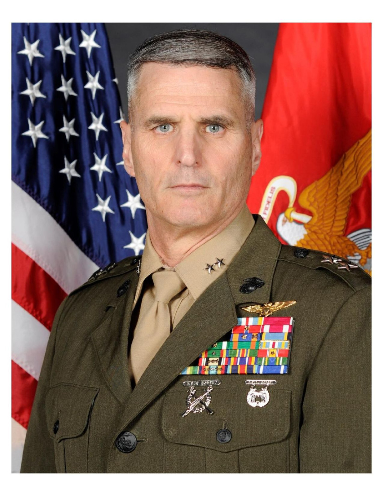 United States Marine General Christopher J. Mahoney 8x10 Photo On 8.5" x 11"