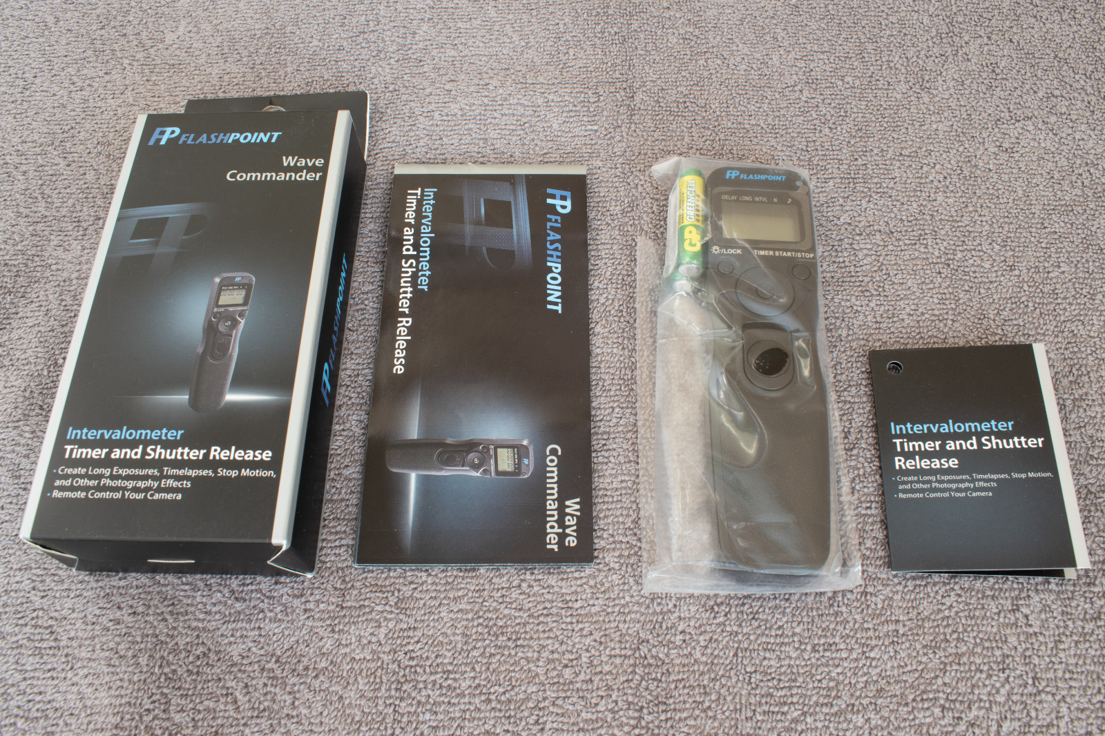 Flashpoint Wave Commander Intervalometer Timer and Shutter Release, Camera  NEW