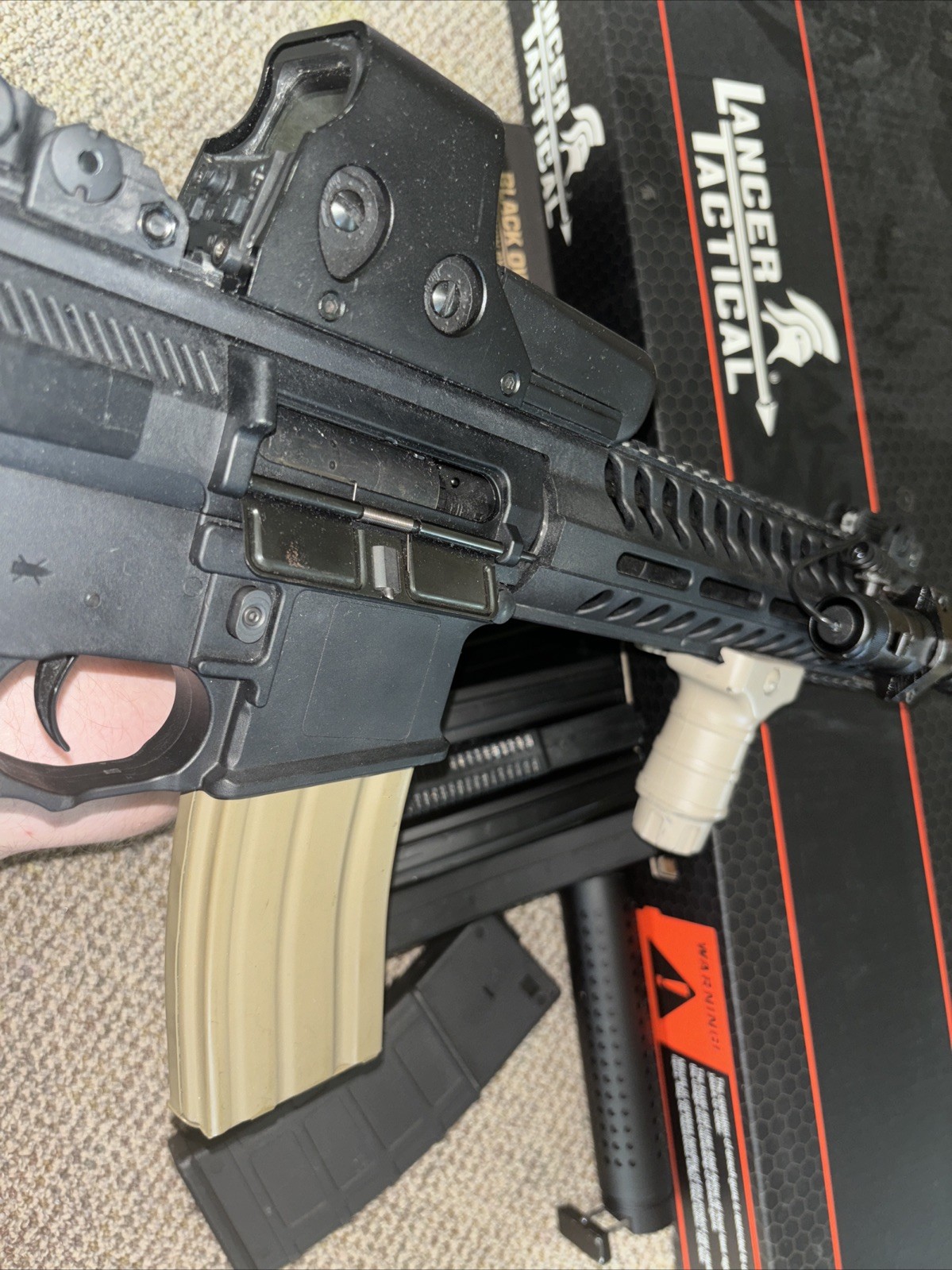 Lancer Tactical Airsoft M4 Multi Mission AEG W/ Recoil System
