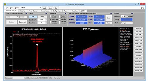 RF Explorer 3G Combo Spectrum Analyzer with Advanced Aluminium Carrying Case