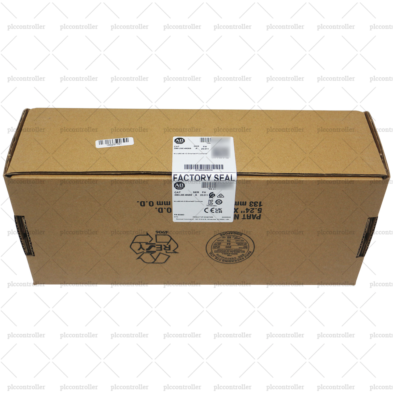 100% New Allen Bradley 2080-L50E-48QBB Micro850 48 I/O EtherNet/IP Controller