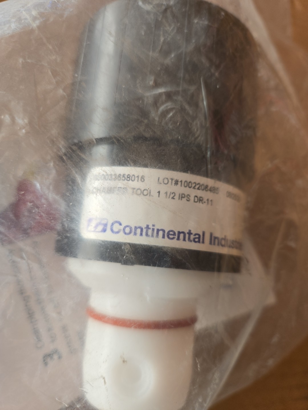 Continental Industries 1 1/2" Chamfer Tool IPS DR-11 New