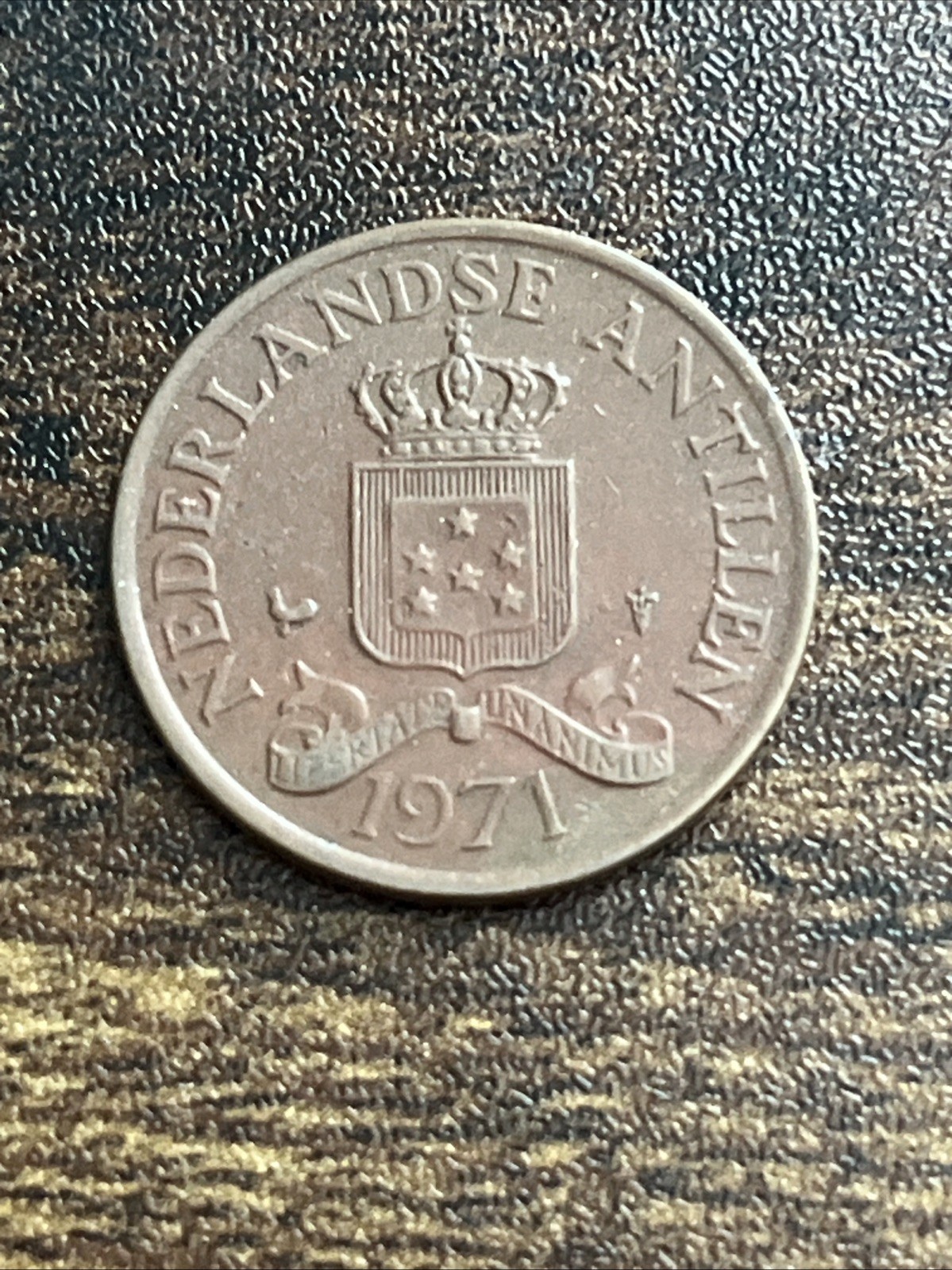 1971 Netherlands Antilles 2 Two 1/2 Cents Uncirculated Actual Coin TB9563*