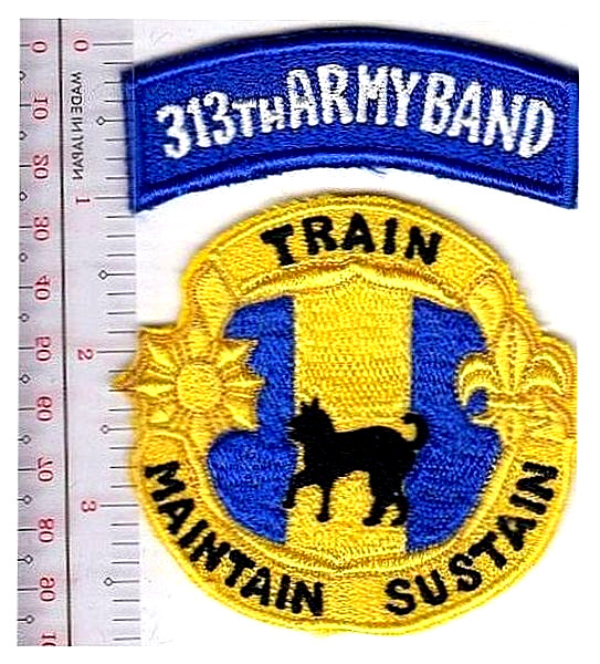 Military Band US Army 313th Army Band 87th Division Birmingham, NO TARIFF
