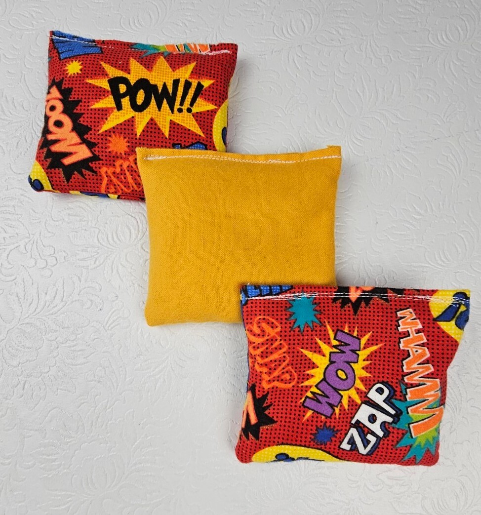 Reusable Hand Pocket Warmers Flax Seed Filled For Longer Heat Or Use As Cold