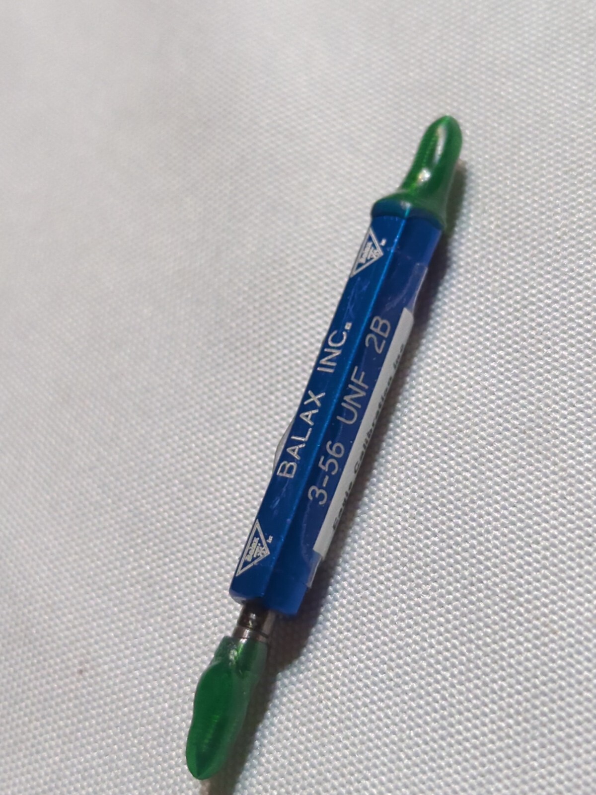 Balax 3-56 UNF 2B Go .0874 No Go .0902 Thread Gage