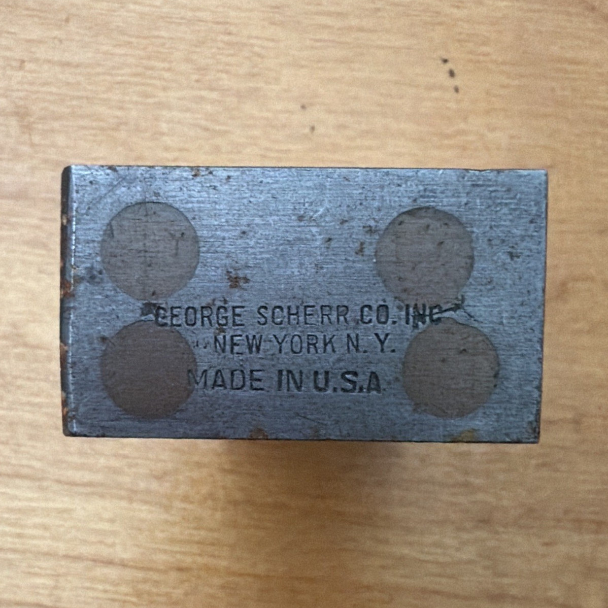 George Scherr Co. Inc. Permanent Magnetic Chuck Rectangular 2" x 4"