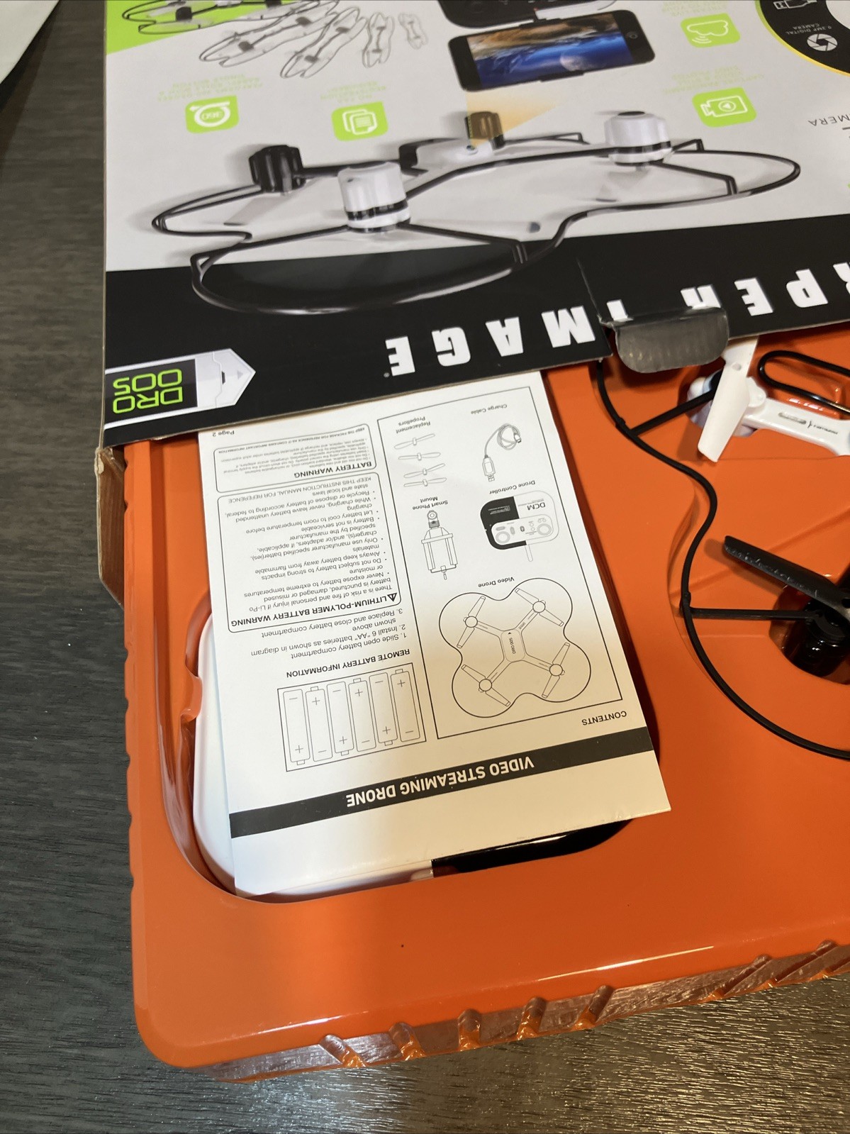 Sharper Image FPV Streaming Drone DRO 005