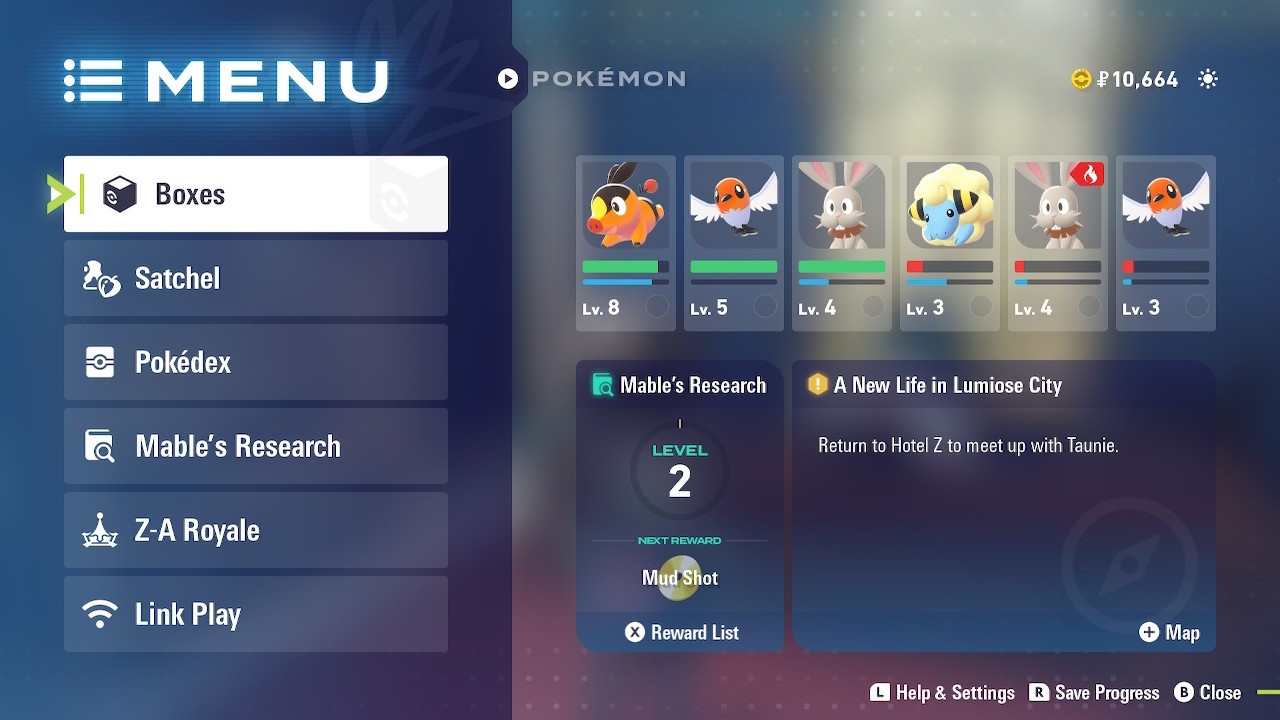 Pokemon Legends ZA Master Ball x10 ready now!