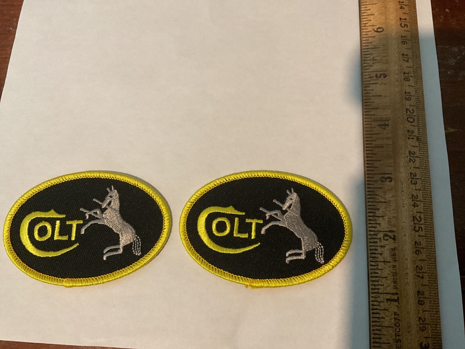Colt Firearms collectable Patch Set 2 pieces