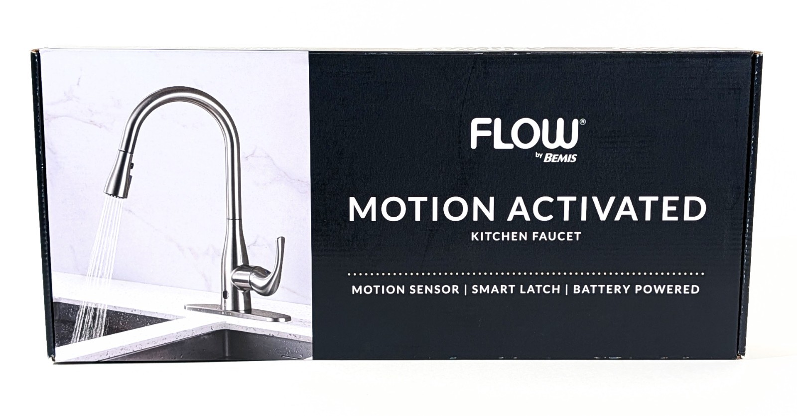 FLOW Motion Activated 1-Handle Pull-Down Sprayer Kitchen Faucet - Champagne Gold