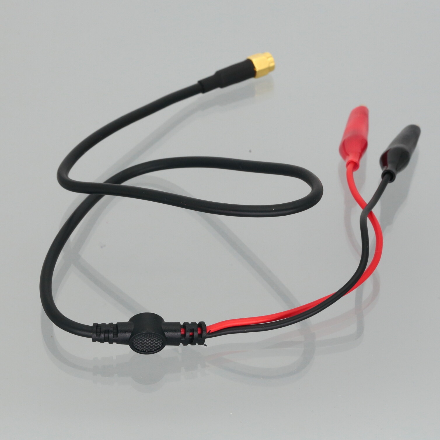 SMA male to 27mm Alligator Clip Oscilloscope Probe Inspection Test Leads 20~40"