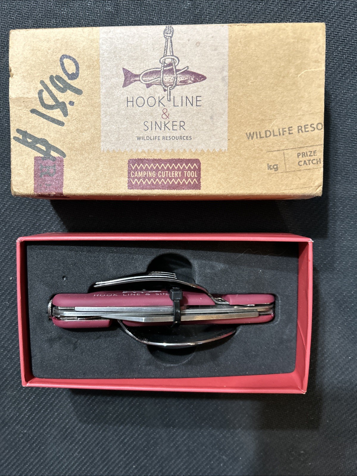 Camping Cutlery Tool - Hook Line & Sinker NIB. See Details