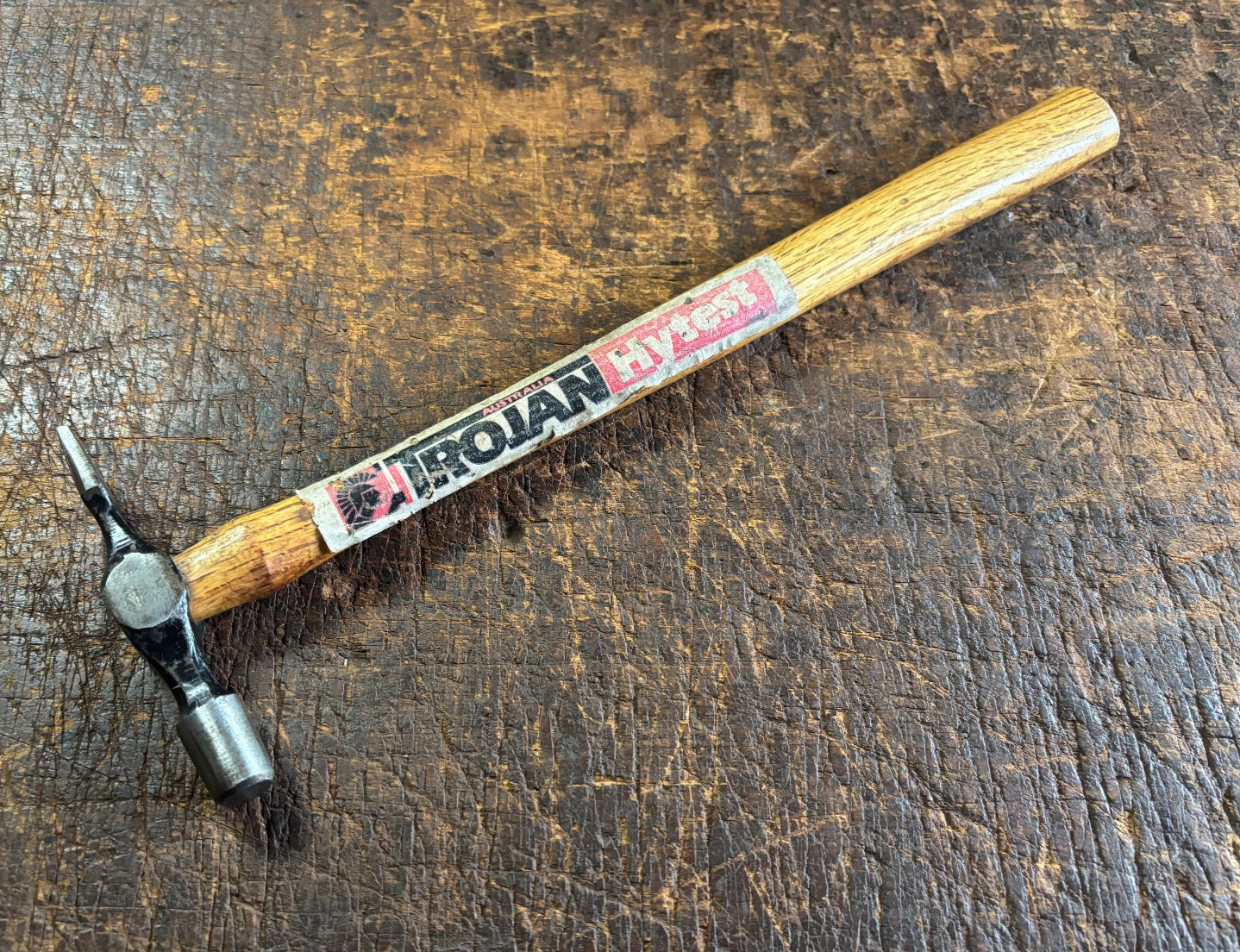Rare Vintage Trojan/Hytest Cross Pein Tack Hammer Made in Australia NICE!!