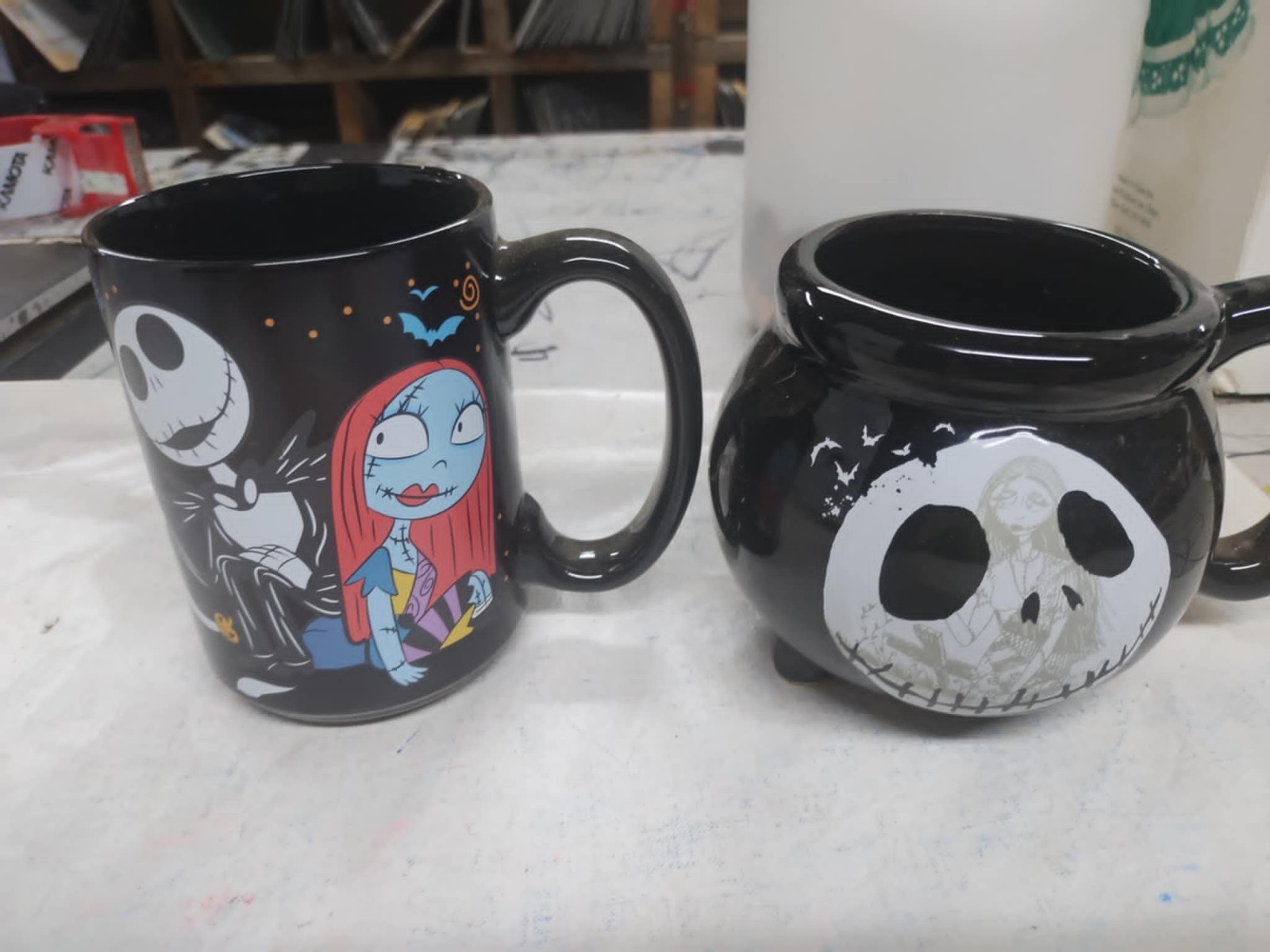 Disney Nightmare Before Christmas Set of 2 Coffee Mugs