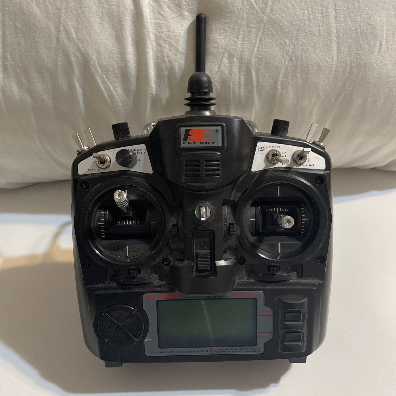Fly Sky Airplane Drone Controller FS-TH9X PCM1024 Transmitter 2.4GHz *read*