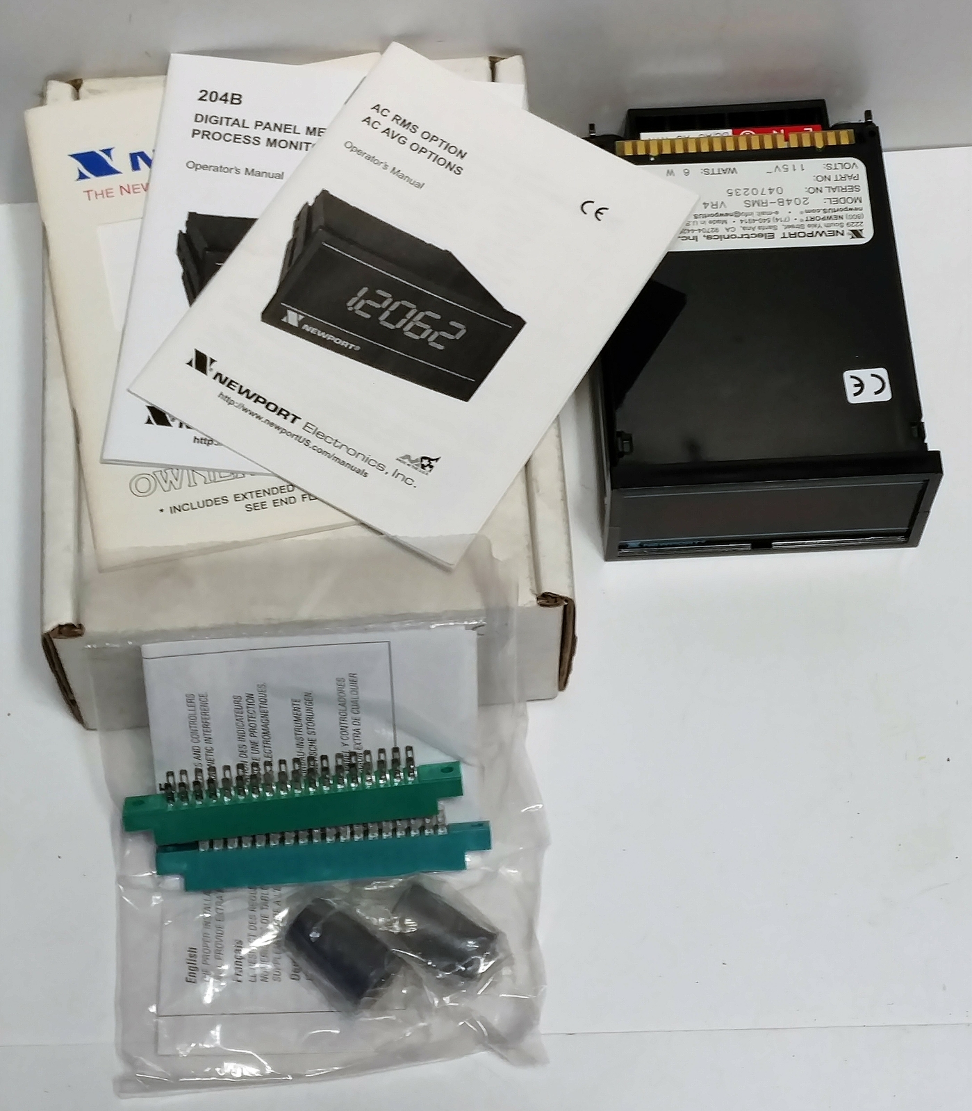 Newport 204B-RMS VR4 F4A Panel Meter