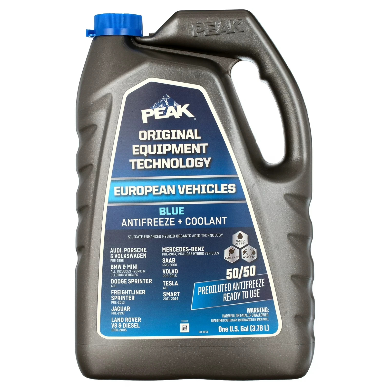 PEAK Original Equipment Technology Antifreeze & Coolant Matches European Vehicle