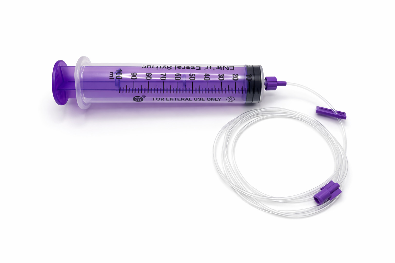 ENFit Enteral Extension Set – 60 Inch, Purple Locking Connectors, Neonatal & Ped