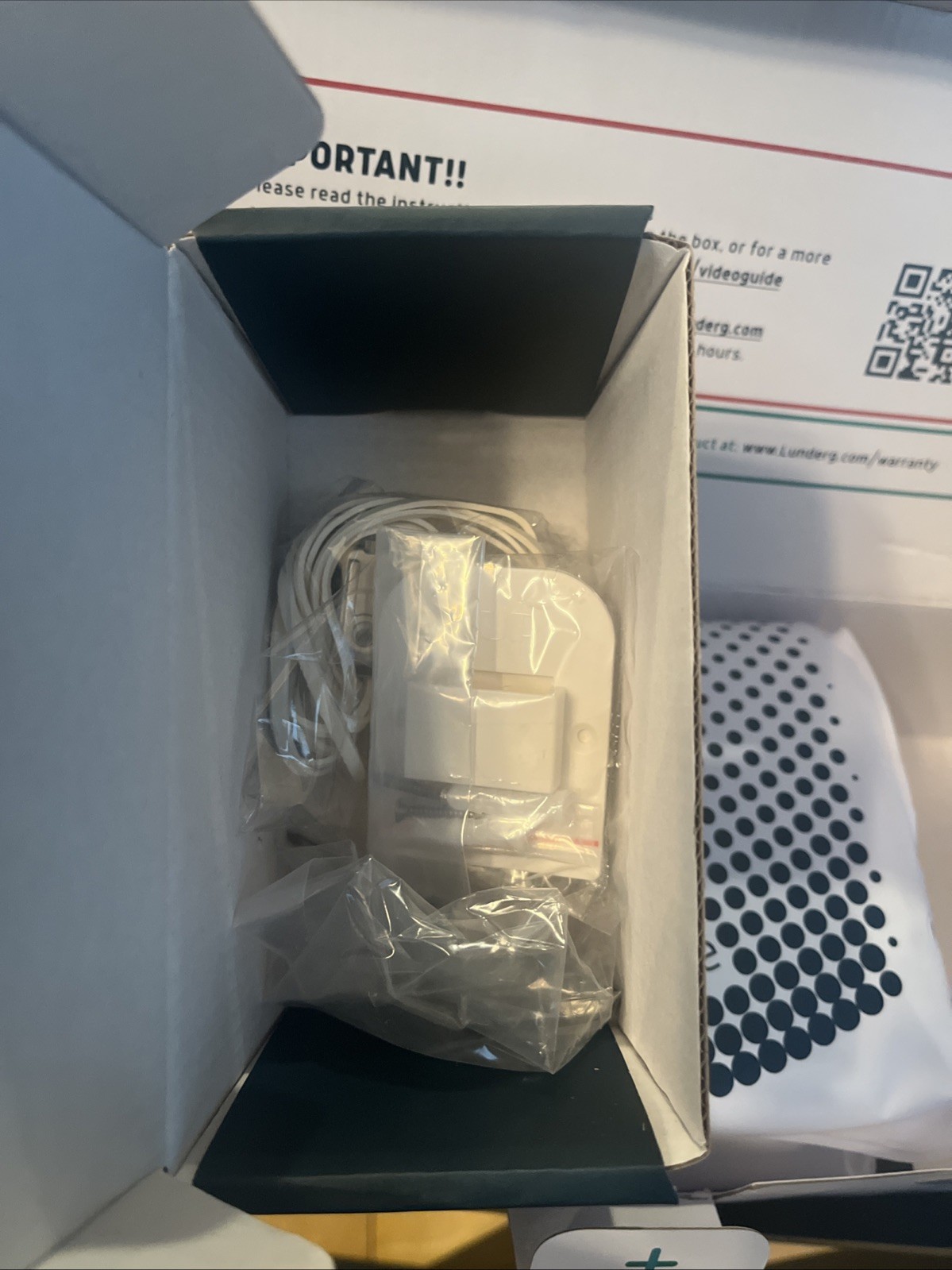 Lunderg Early Alert Bed Alarm for Elderly Adults - Wireless Sensor Pad Open Box.