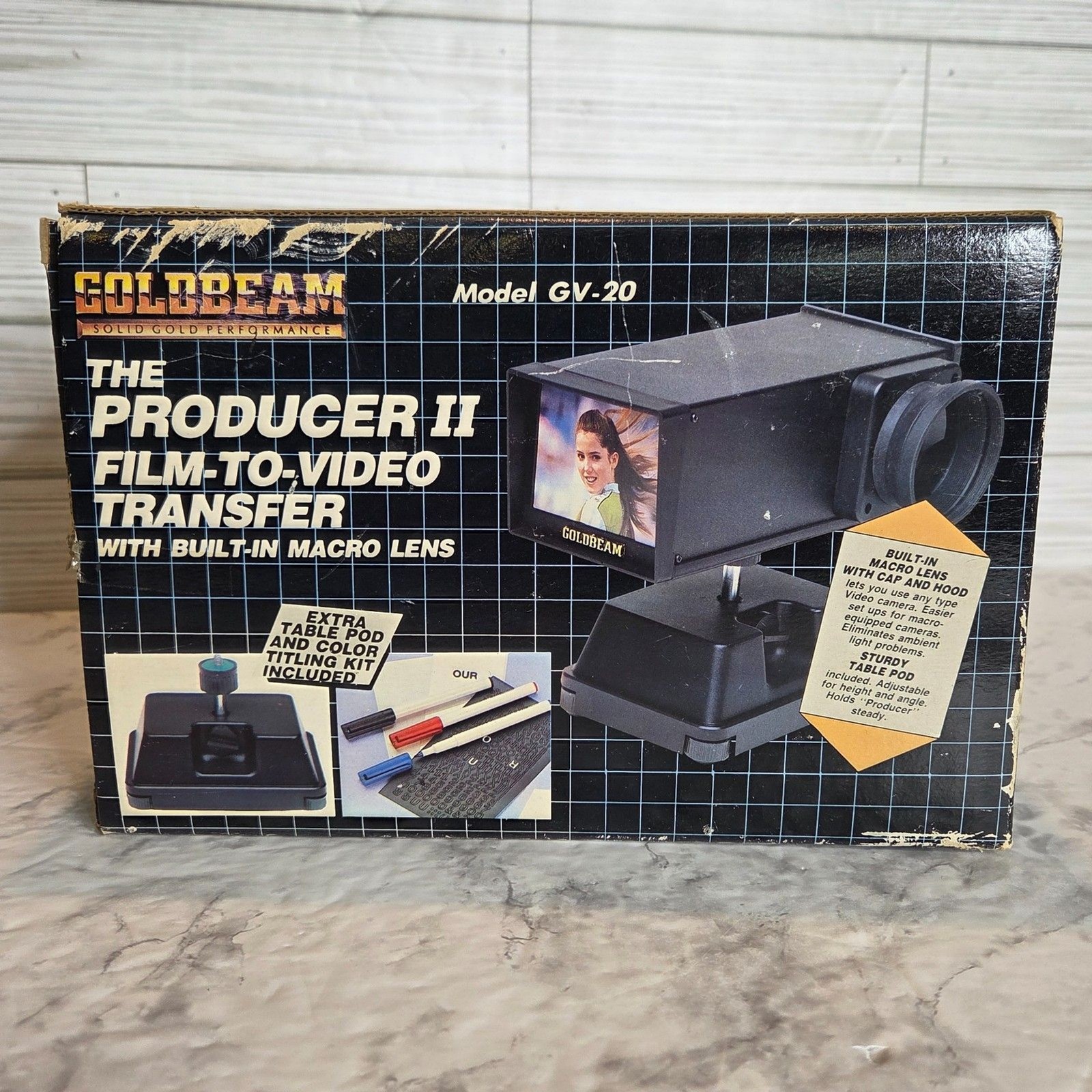 Goldbeam The Producer II Film to Video Transfer Tool Vintage Brand New Complete