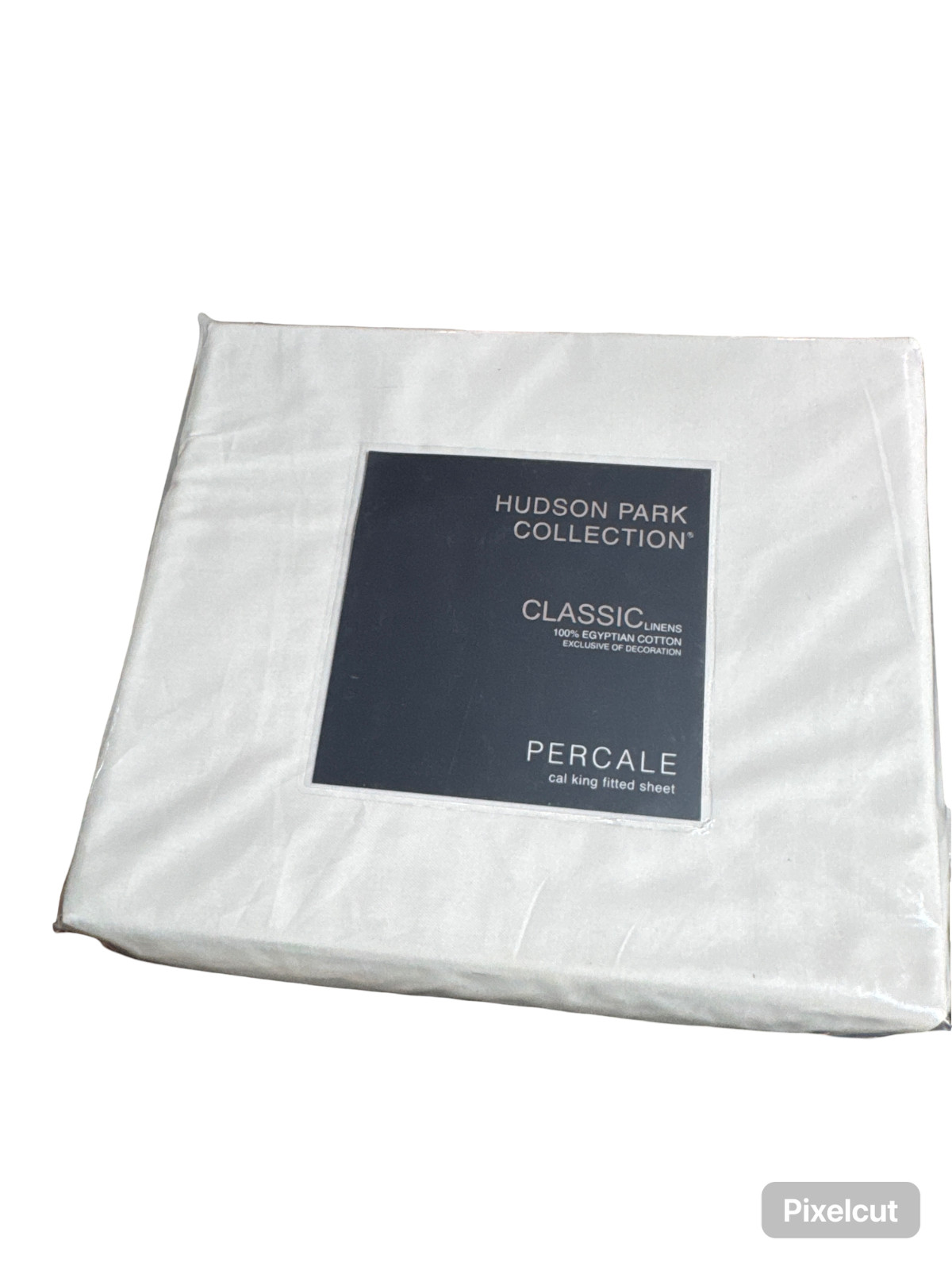 Hudson Park Collection Egyptian Percale Fitted Sheet - Exclusive NWT
