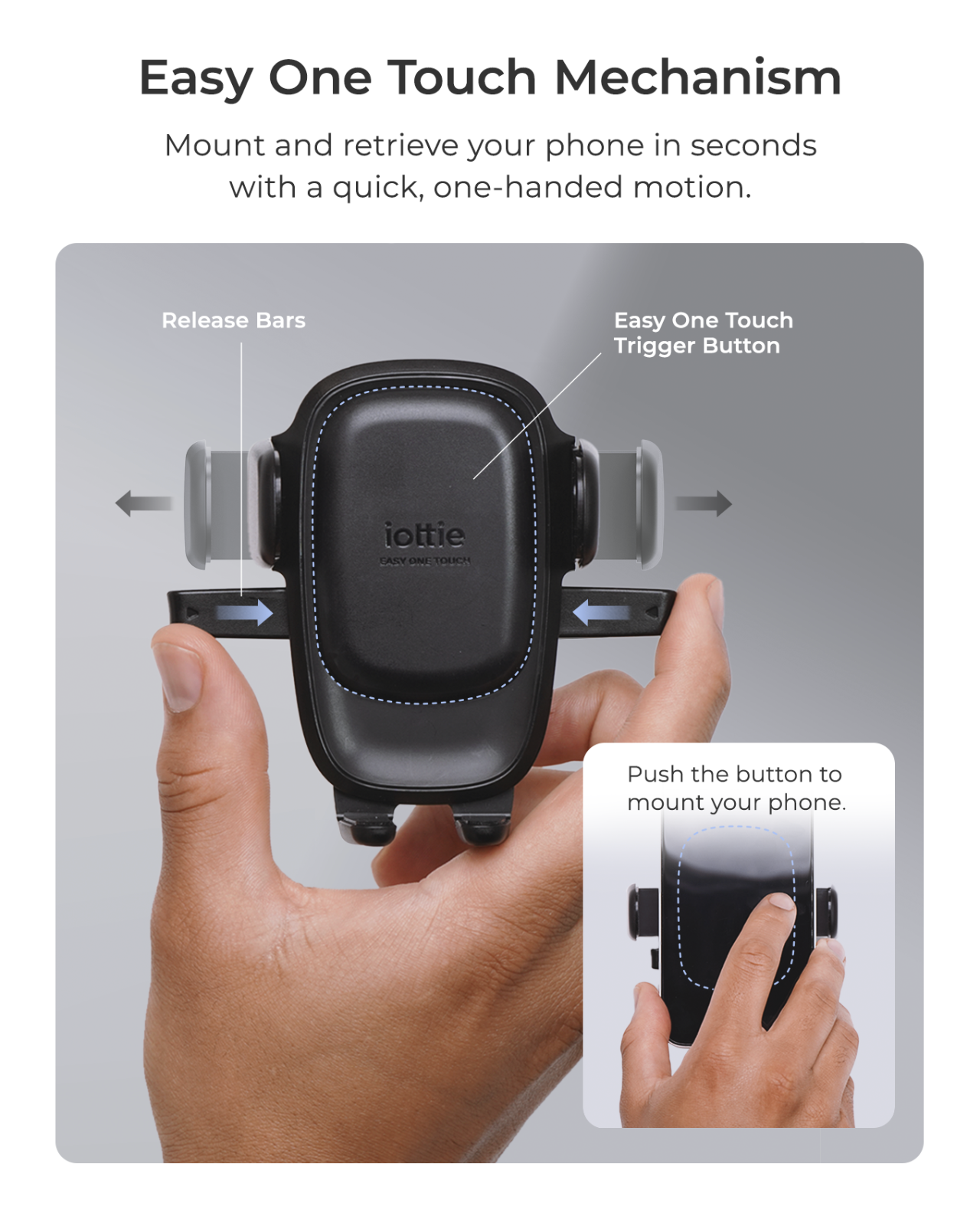 iOttie Easy One Touch 6 Universal Car Mount Dashboard & Windshield