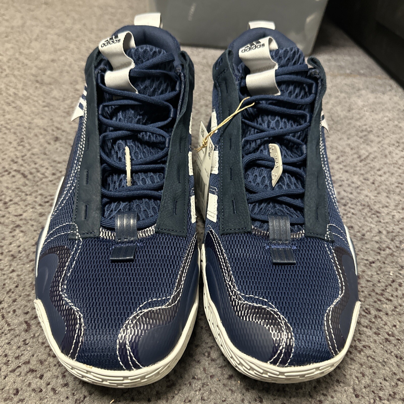 Size 14 - adidas Exhibit B Team Navy