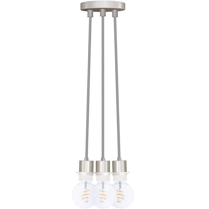 Color Cord Company 3 Port Pendant Chandelier Lighting Ceiling Mount Canopy Kit