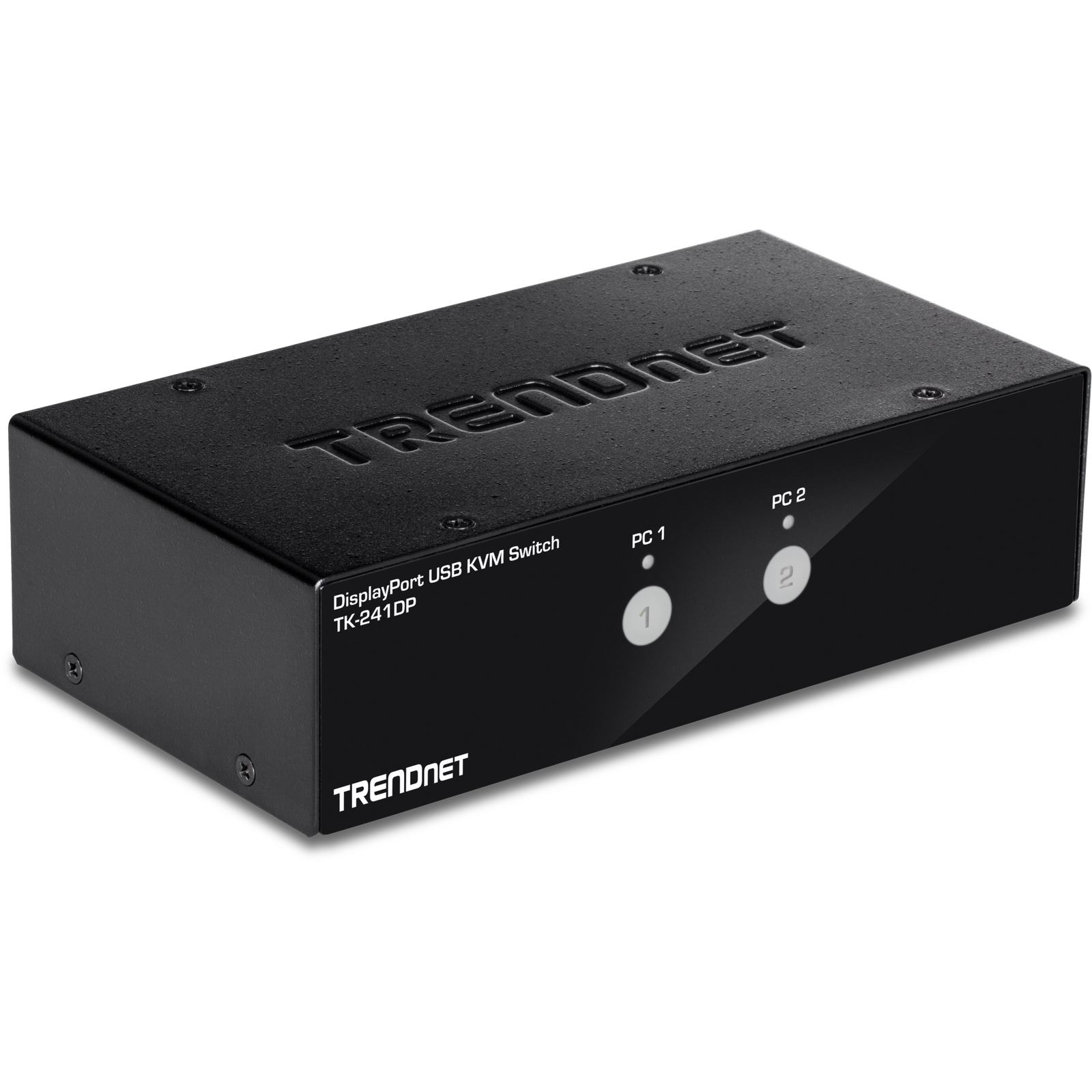 TRENDnet TK-241DP, 2-Port DisplayPort KVM Switch,