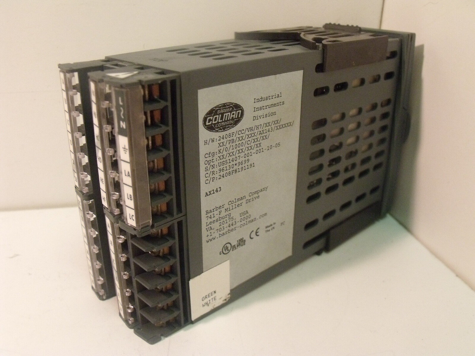 Barber Colman 2408f Temperature Controller