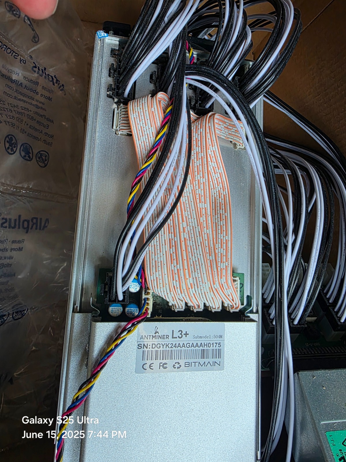 Bitmain Antminer L3+ (504)Miner with Bitmain APW3 PS Scrypt Read Listing