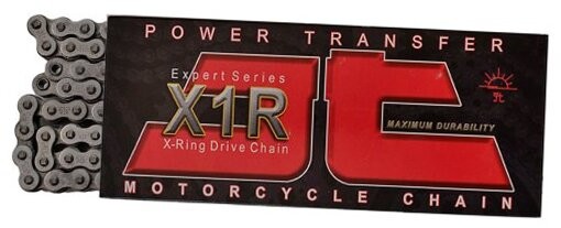 Chain C530X1R108RL (530 Series) 108 Link Heavy Duty X 108-Links Black Steel