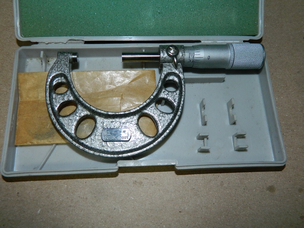 NSK 1" - 2" Outside Micrometer .0001 graduation Machinist Inspection Tool